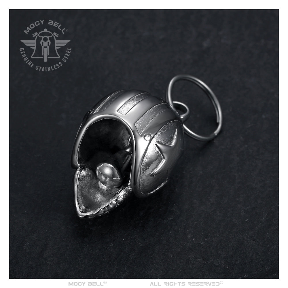 Glocke Motorrad Monkey Biker Verchromt - Guardian Bell Glücksbringer