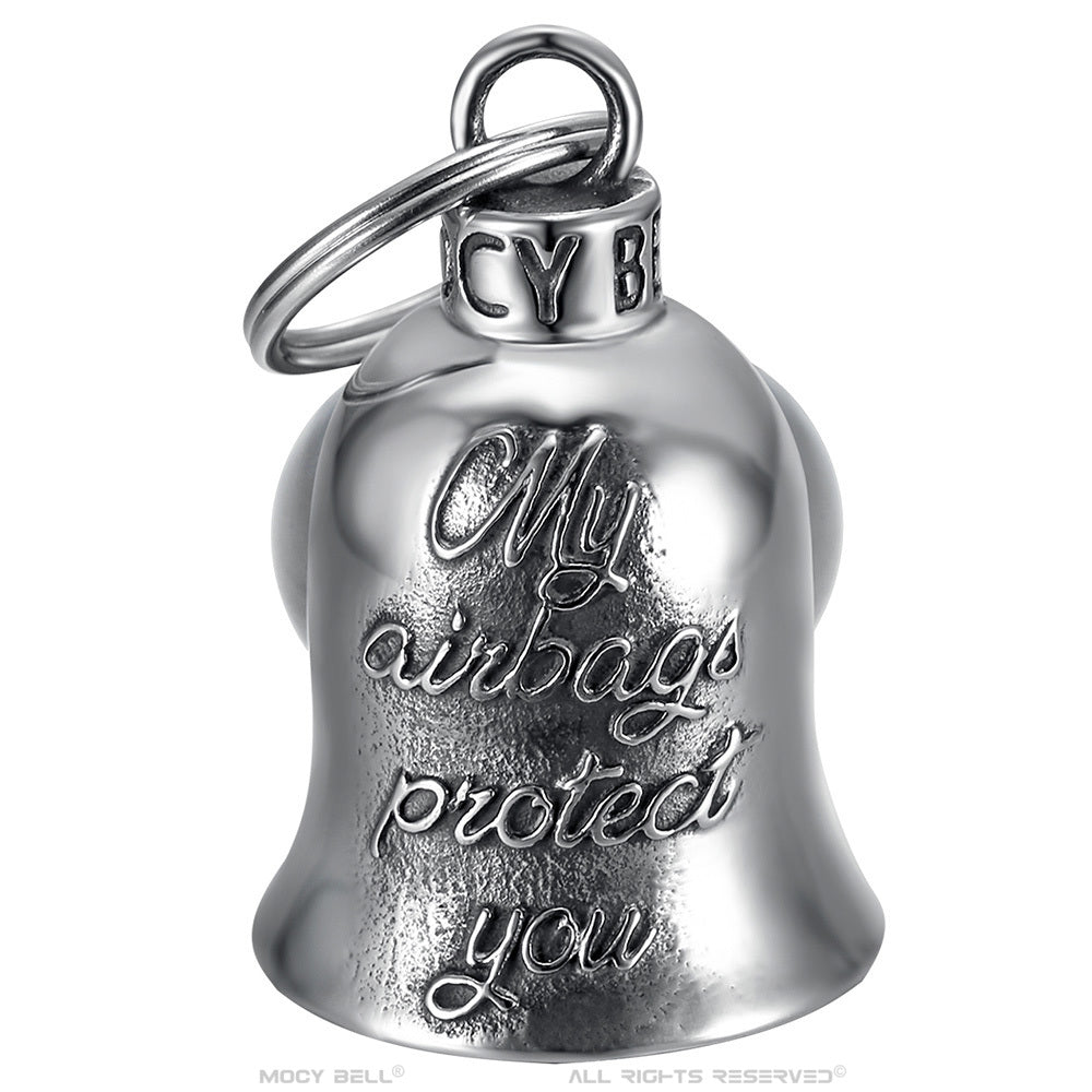 MOCY BELL motorcycle bell - Hot Girl model - 316L stainless steel - Sexy engraving