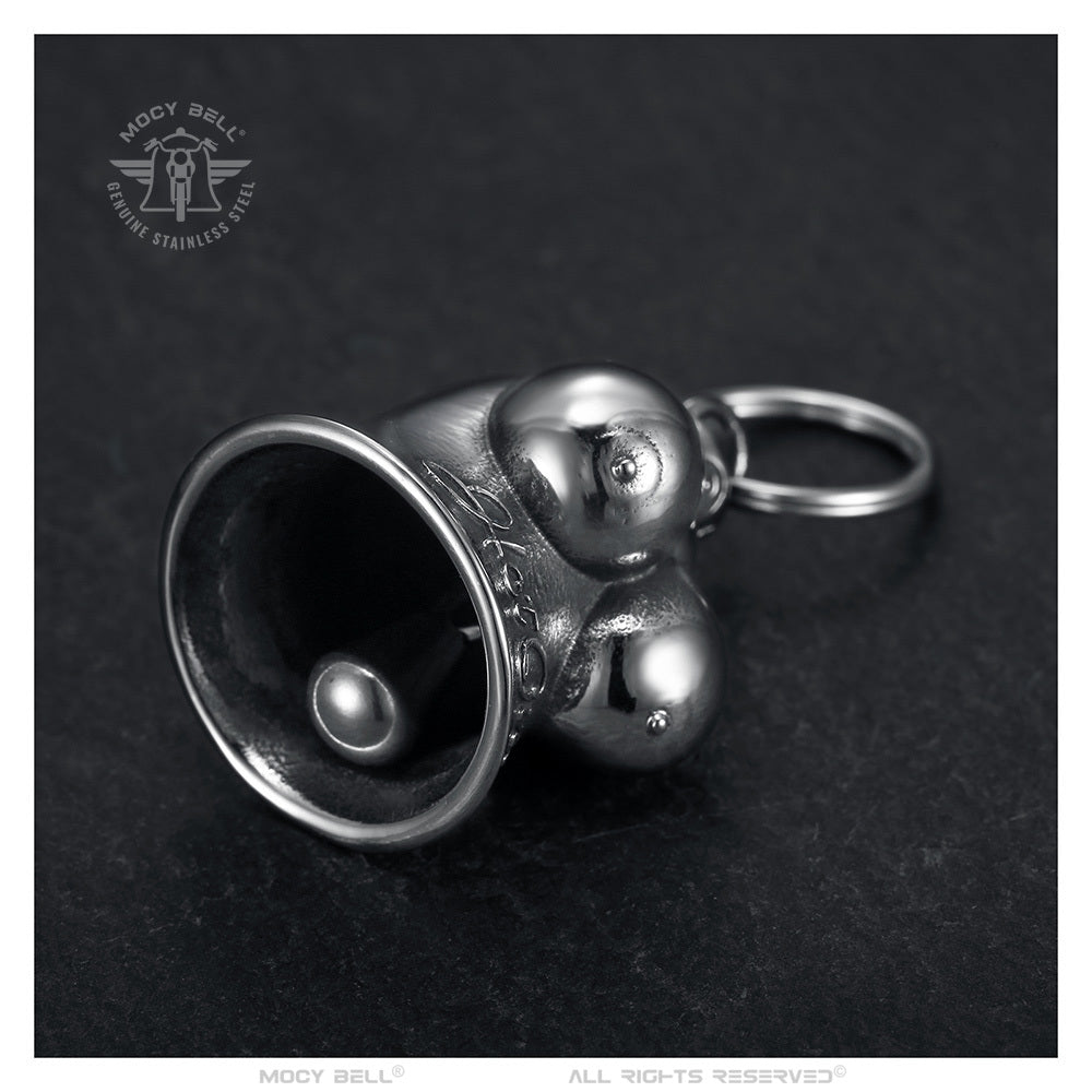 MOCY BELL motorcycle bell - Hot Girl model - 316L stainless steel - Sexy engraving