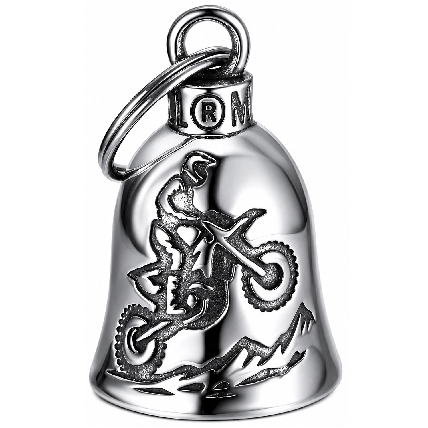 Clochette Moto Enduro - Gremlin Bell Porte-Bonheur en Acier Inoxydable