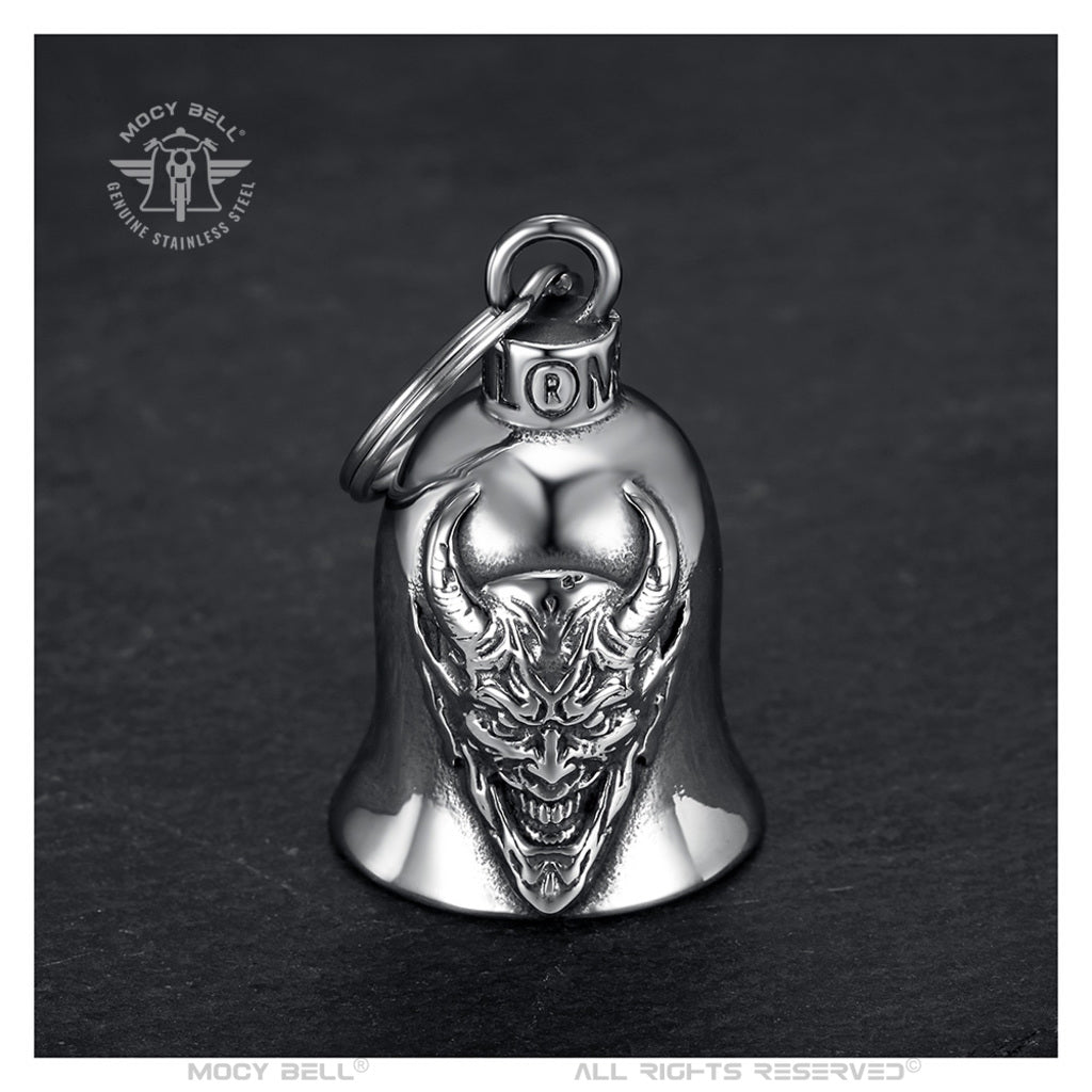 Gremlin Bell MocyBell “Not Today Satan”, accessoire biker livré avec pochon et carte d’authenticité, pour un style affirmé.