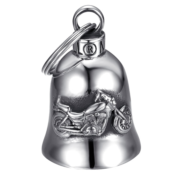 Guardian Mocy Bell Motorcycle Bell Stainless Steel Silver