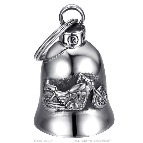 Guardian Mocy Bell Motorcycle Bell Stainless Steel Silver