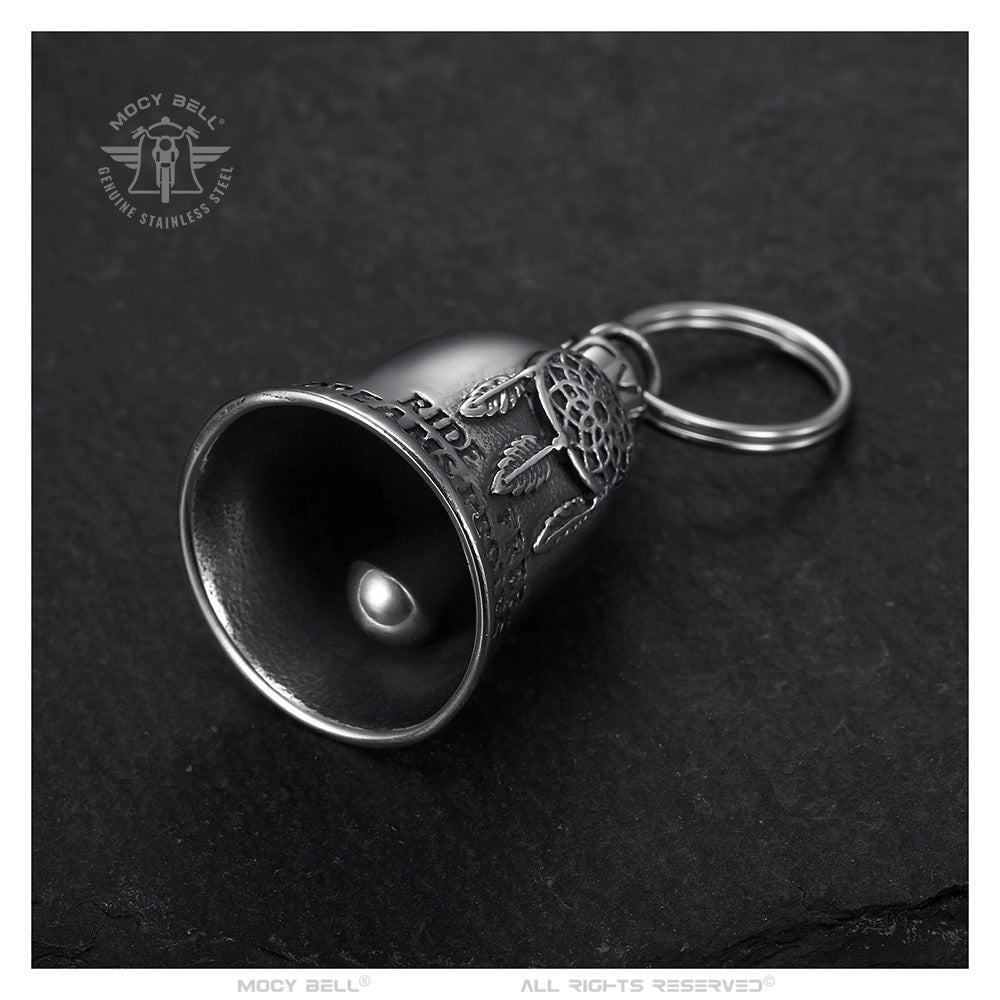 Campanilla Moto Mocy Bell Atrapasueños – Amuleto de la Suerte de Acero Inoxidable
