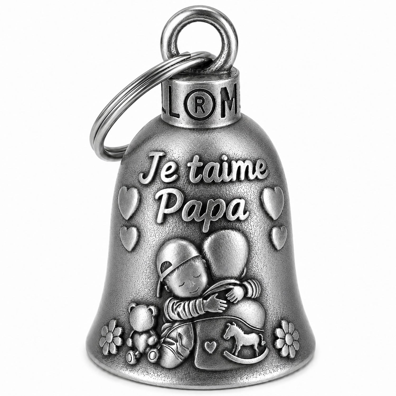 Clochette Moto Papa Motard - Je t'aime Papa, sois prudent