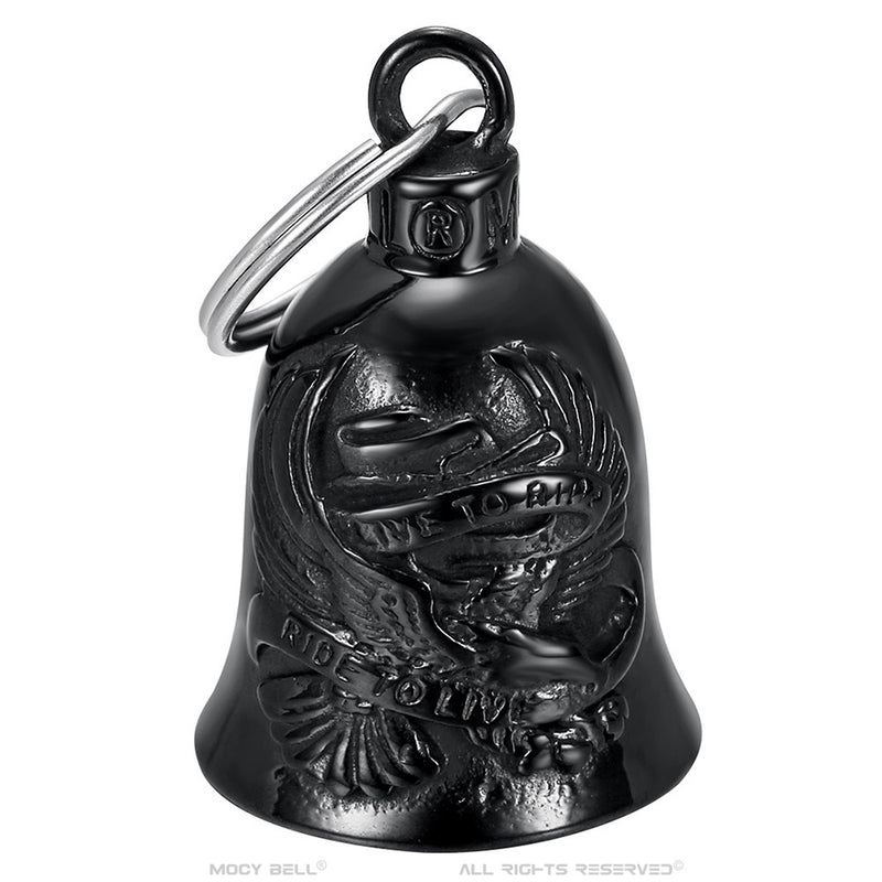 Guardian Bell Eagle Bell HD Live to Ride Stainless Steel Black