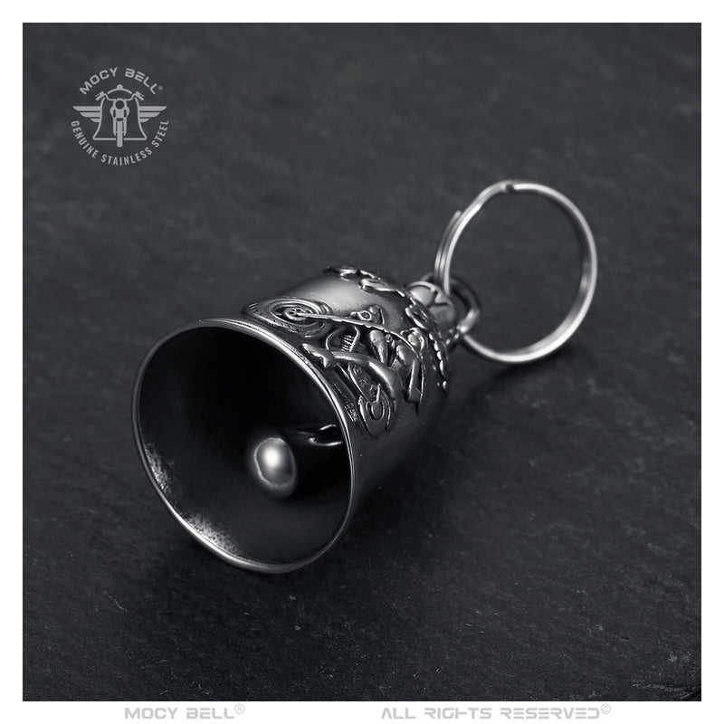 <tc>LADY BIKER silver motorcycle bell</tc>