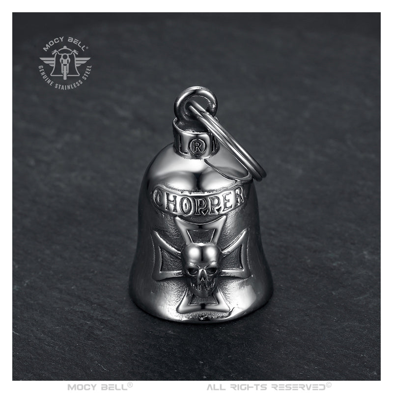 Clochette harley chopper silver – Mocy Bell