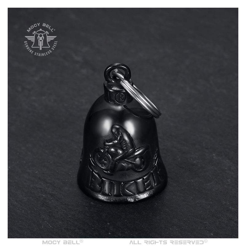 <tc>BIKER black Motorcycle bell</tc>