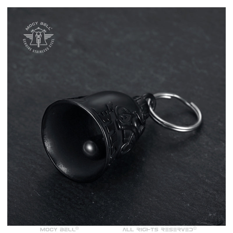 <tc>BIKER black Motorcycle bell</tc>