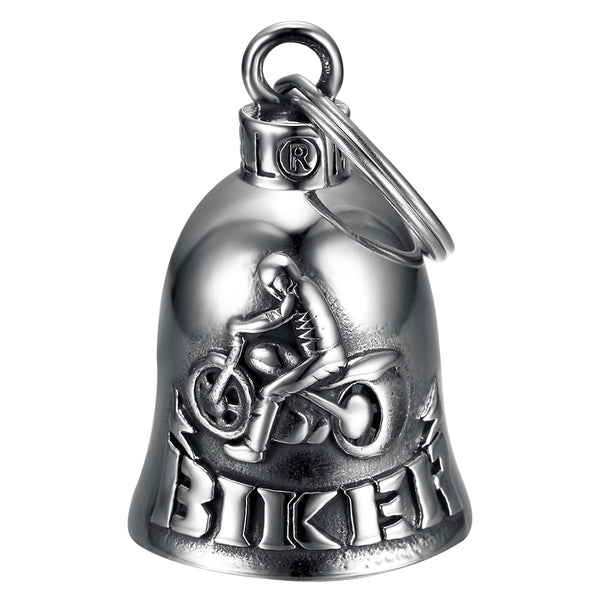 <tc>BIKER silver Motorcycle bell</tc>