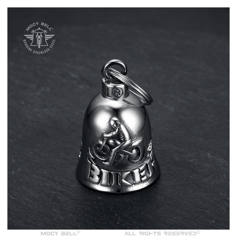 <tc>BIKER silver Motorcycle bell</tc>