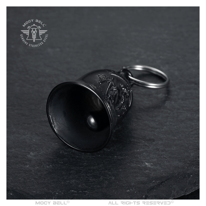 <tc>BONNE ROUTE black Motorcycle Bell</tc>