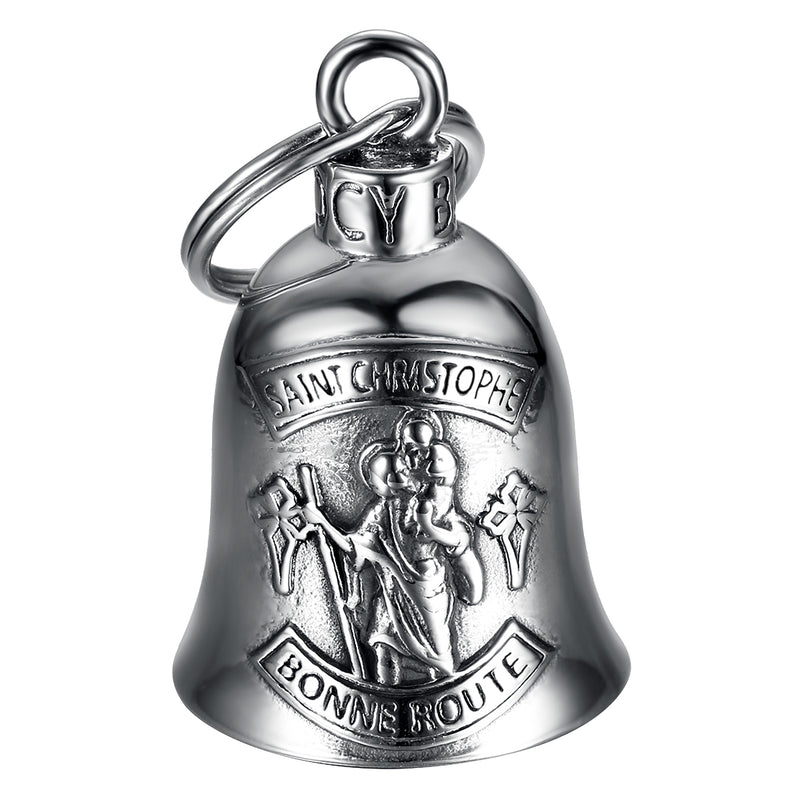 <tc>BONNE ROUTE silver Motorcycle Bell</tc>