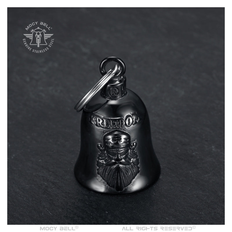 <tc>FREEDOM black Motorcycle bell</tc>