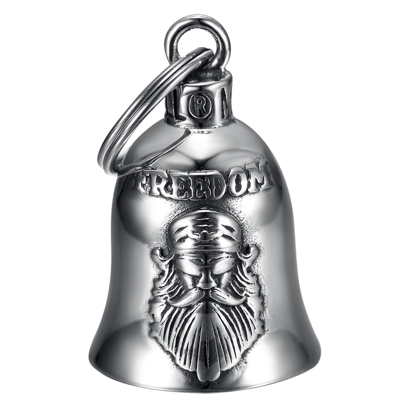 FREEDOM silver motorcycle bell