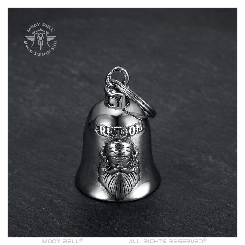 FREEDOM silver motorcycle bell