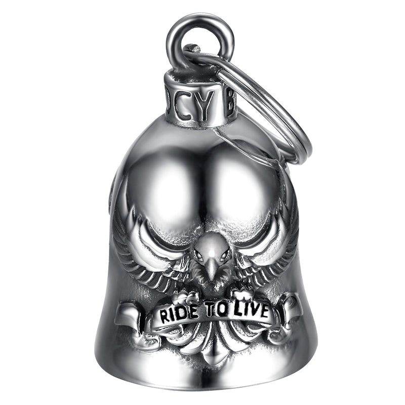 <tc>EAGLE Ride to live silver Motorcycle bell</tc>