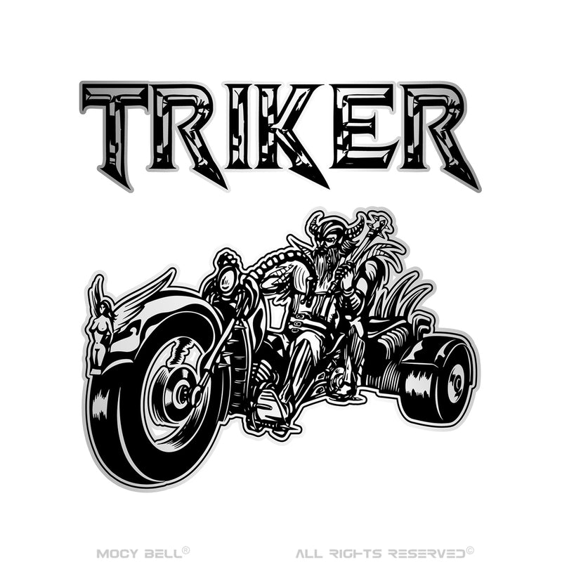 <tc>TRIKER silver motorcycle bell</tc>